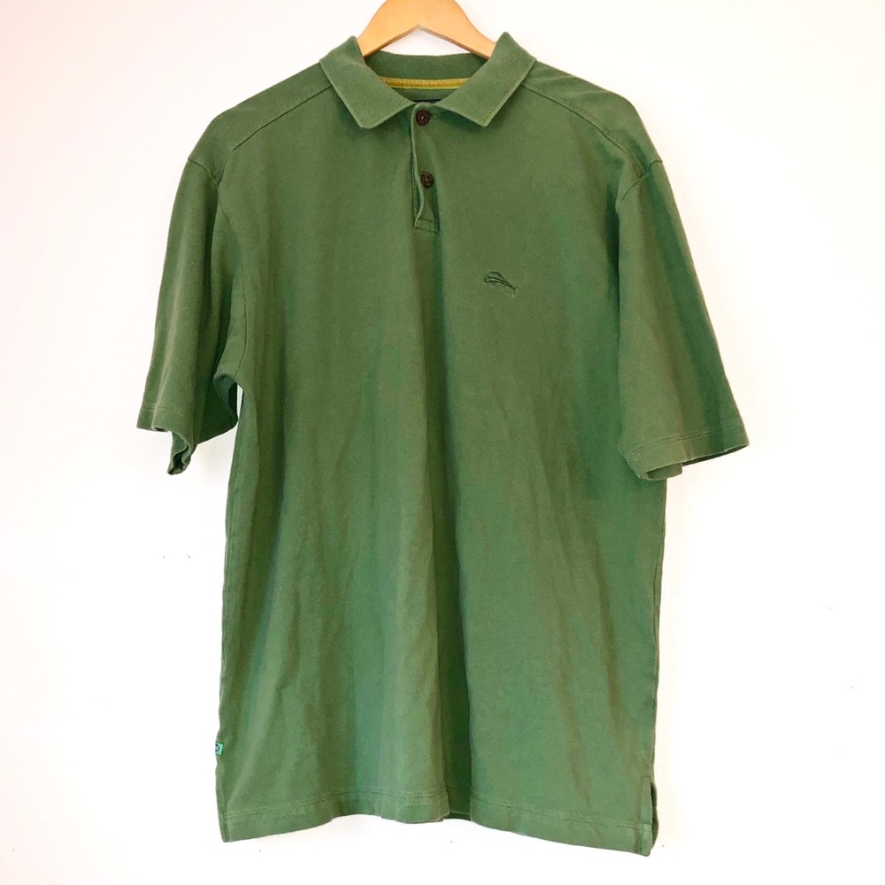 Tommy Bahama Men’s Large Green Polo